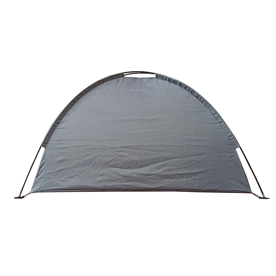 Igeteck Outdoor-Aufbewahrungszelt mit 9 Regalen, wasserdicht und tragbar, grau - Bild 2