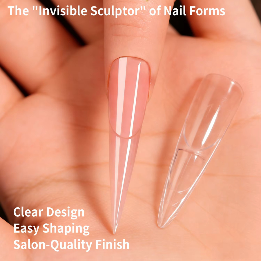 Nailpop Nagel Dual-Formen Stiletto-Form, 150 Stück, Wiederverwendbar - Bild 3