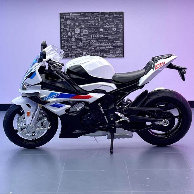 MINI AUTO RRS1000 Motorradmodell, Druckguss-Spielzeug, 1:12, mit Licht und Sound - Bild 1