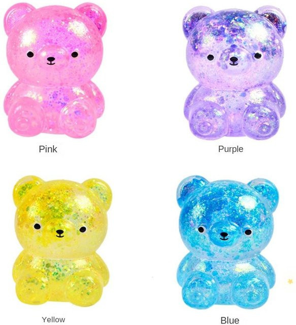 Fashnics Süßer Squishy Bär, Fidget Spielzeug, Knetspielzeug - Bild 1