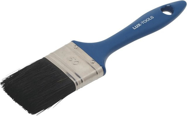 LUX-TOOLS Flachpinsel für Lacke und Kunstharz, Blau, Breite: 50 mm - Bild 1