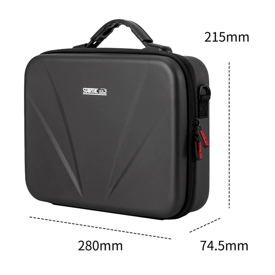 Insta360 Ace Pro 2 Grip Kit Organizer Tasche aus PU Hard Shell in Schwarz, stoßfeste Schutz-Tasche für Kamera-Zubehör - Bild 6