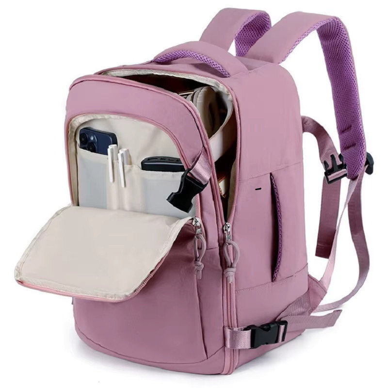 Saint.Bos Laptoptasche und Reiserucksack für 15,6 Zoll in Schwarz, Handgepäck Kabinenrucksack B/T/H: 40 x 30 x 20 cm - Bild 1