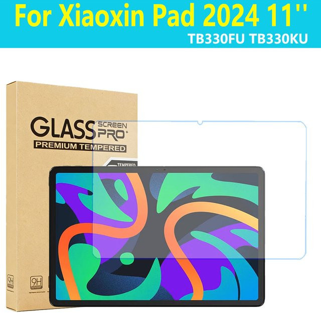 Hot Pada Displayschutzfolie aus gehärtetem Glas für Lenovo Xiaoxin Pad 2024 11 Zoll, transparent, Modell TB330FU TB331FC - Bild 1