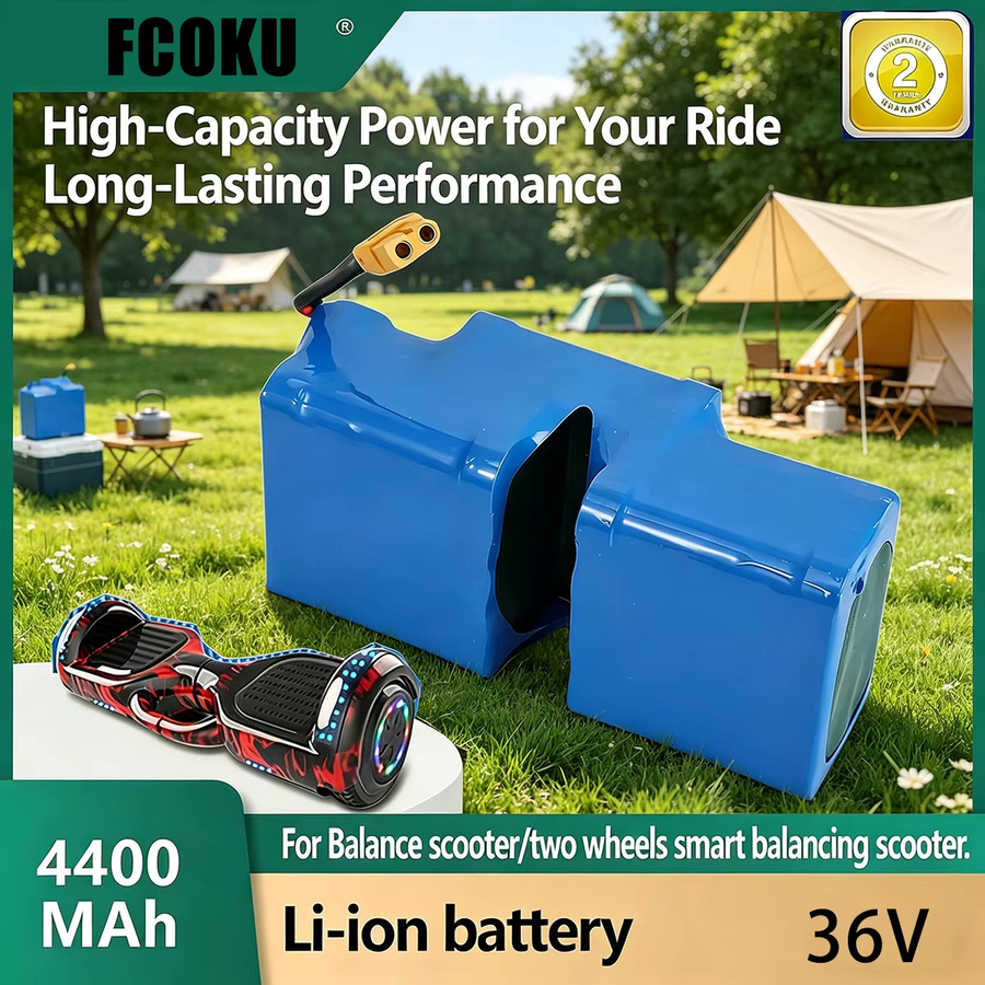 Wiederaufladbare Lithium-Ionen-Batterie 10S2P 36V 4400mAh in Blau für elektrische Selbstbalancierende Roller, Hoverboards und Einräder - Bild 2