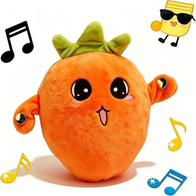 Yiran toy Interaktive Musik Rhythmus Plüschpuppe Bananenfrucht, ab 14 Jahre - Bild 1