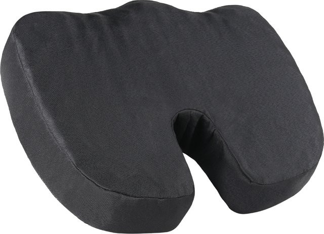 OOAGE U-förmiges Massagekissen aus atmungsaktivem Wellenschwamm mit Samtbezug in Schwarz zur Linderung von Gesäßdruck und Steißbeinschmerzen - Bild 1