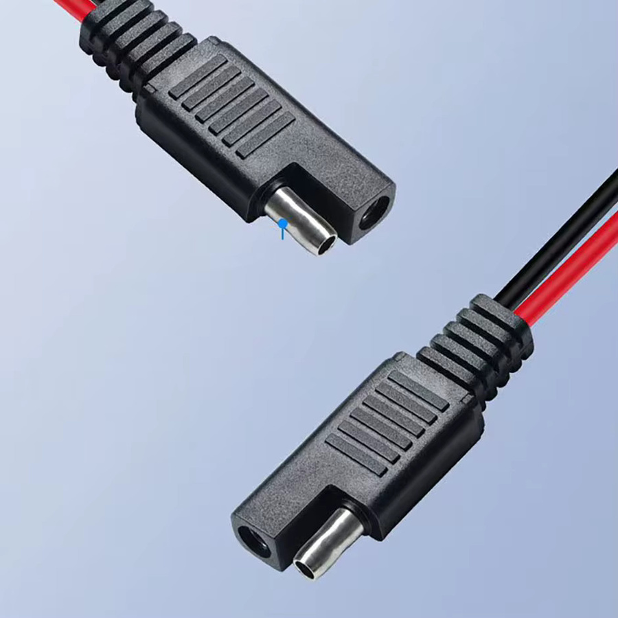SAE Stecker Verlängerungskabel Schwarz für Automotive und Solar Panel Anwendungen - Bild 2