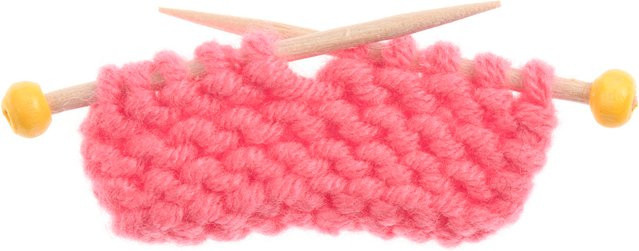 Rico Design Wichtel Miniatur Strickzeug Pink - Bild 1