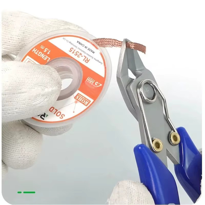 Relife RL-0001 Präzisions-Diagonalzange in Silber für elektronische Reparaturen und Drahtkabelschneider - Bild 1
