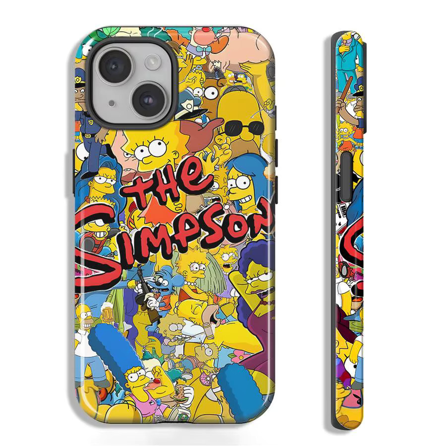 Die Simpsons Handyhülle für Apple iPhone Modelle in Multicolour als weiche Schutzhülle - Bild 2
