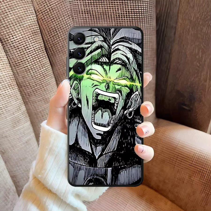 Samsung Galaxy Handyhülle Anime D-Dragon Soft Phone Cover in Schwarz - Bild 5