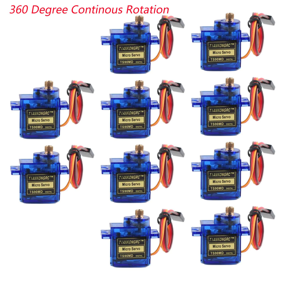 Stemedu TS90MD 9g Digital Micro Servo, Vollmetallgetriebe, 10-teiliges Set, ab 14 Jahren - Bild 3