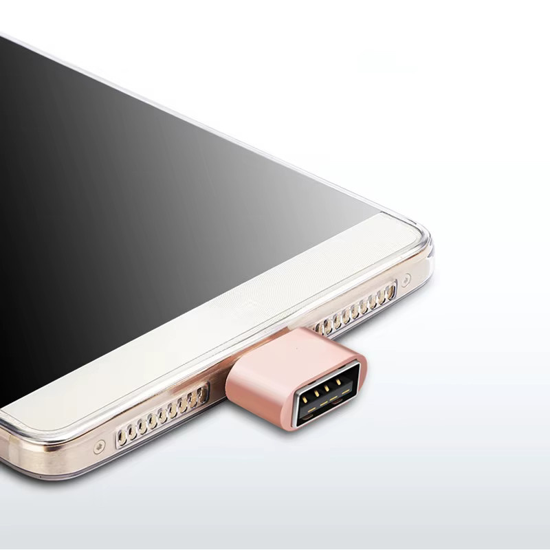 AILEHKUO USB auf Typ-C Adapter Set, USB 3.0 Männlich auf USB-C Weiblich OTG Adapter für Mobiltelefone und Tablets, Farbe: Weiß - Bild 2
