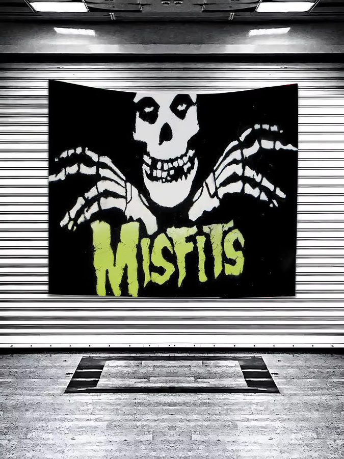 Darling Misfits Wandteppich als dekoratives Banner für Kinderzimmer und Halloween-Hintergründe, B/H: 70 x 50 cm - Bild 7