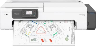 Canon imagePROGRAF TC-21M Großformatdrucker A1, 24 Zoll 4-farbiger Tintenstrahldruck, 2400 x 1200 dpi, mit Scanner, USB, LAN und WLAN, schwarz-grau - Bild 2
