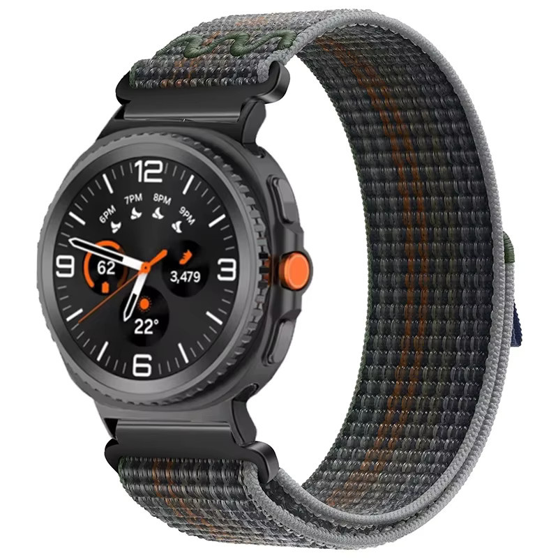 Uhrenarmband Nylon, geflochten, Weiß, Unisex - Bild 2