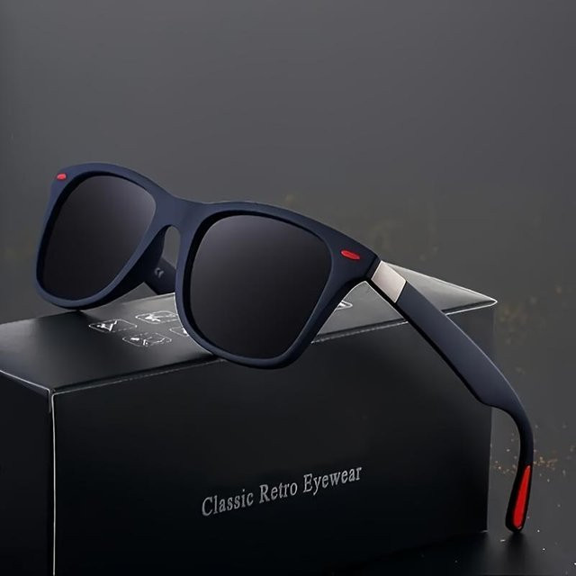 ZCHUA Sonnenbrille Quadratisch, Kunststoff, Vollrand, Unisex, Navy Blau - Bild 1