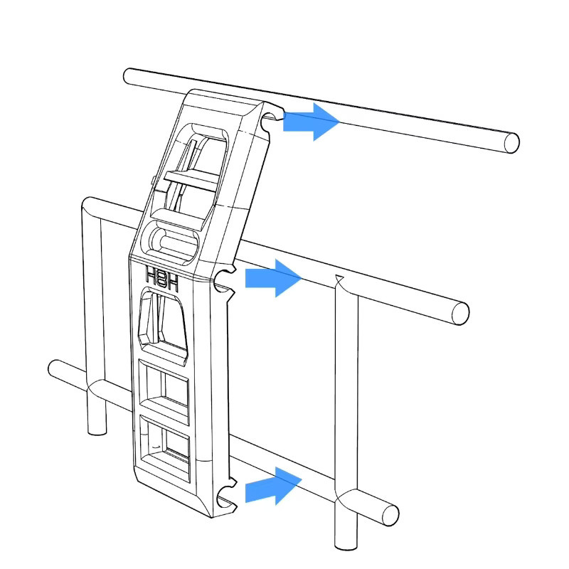 MJX 3D-Druck simulierte Seitenfensterleiter, Zubehör, 1 Stück - Bild 4