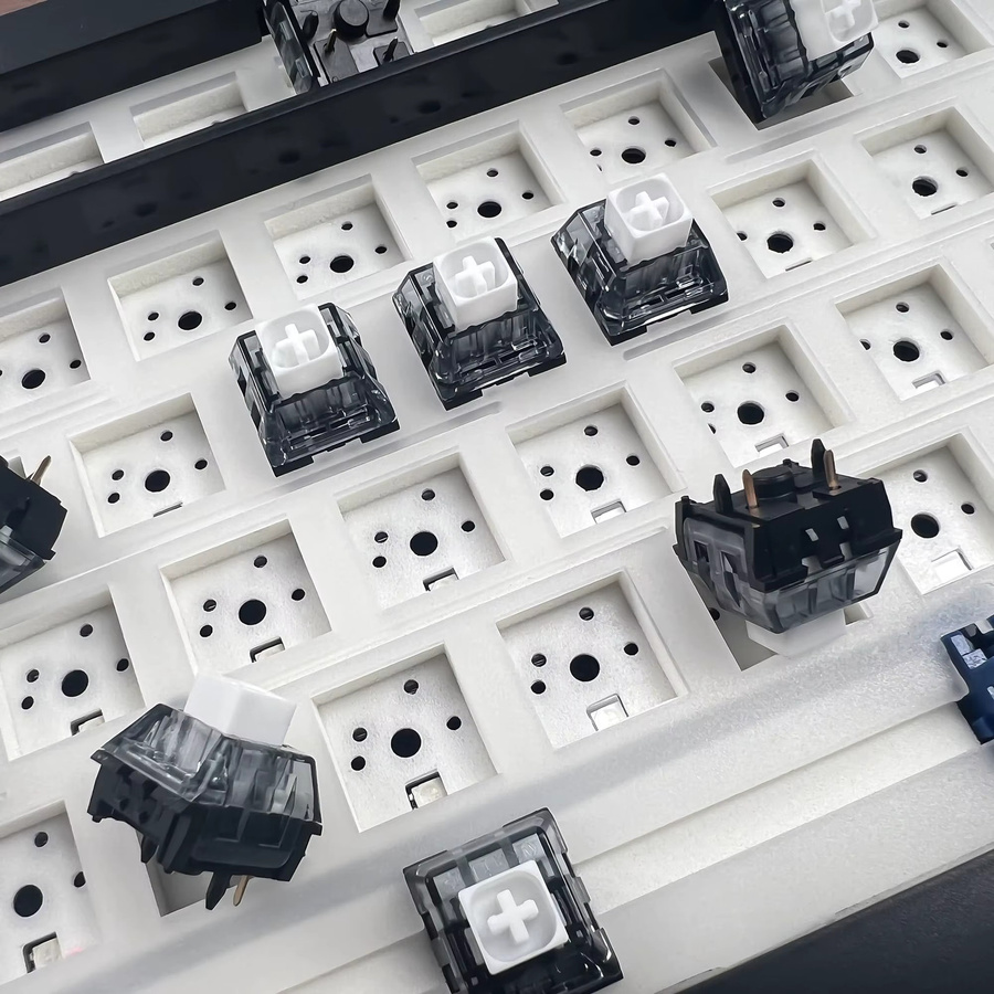 Kailh Box White V2 Mechanische Tastaturschalter, 5-Pin Clicky Gaming-Switches, Weiß, 45gf, vorgeschmiert und wasserdicht - Bild 5