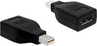 Delock DisplayPort Adapter Mini auf DisplayPort in Schwarz - Bild 2