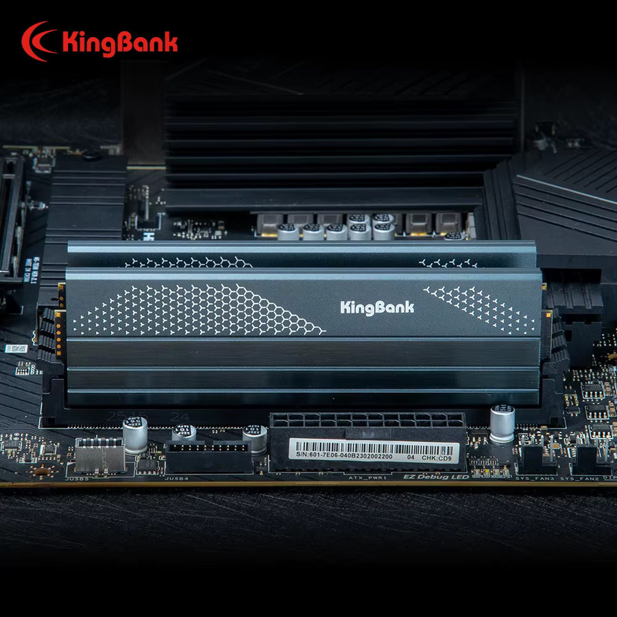 KingBank SOARBLADE KFXB Serie DDR5 RAM Kit 96GB 6400MHz Schwarz - Bild 5