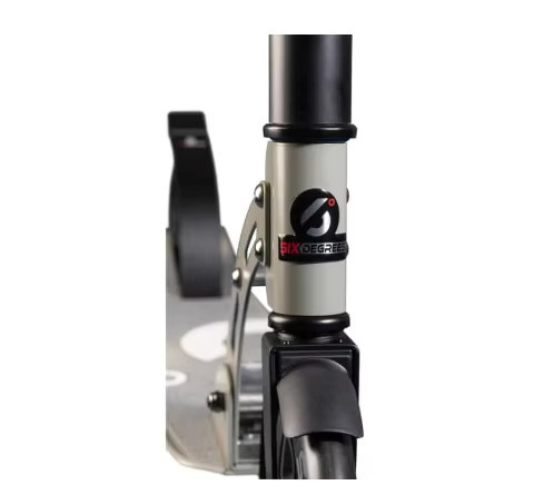SixDegrees Aluminium Scooter, 205 mm, grau, Metall - Bild 2