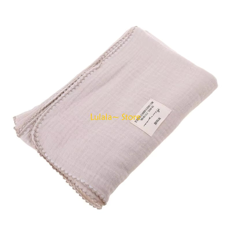 Y4QA Doppellagige Babyhandtuch-Baumwolldecke für Neugeborene und Kleinkinder als SwaddleWrap - Bild 3