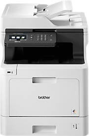 Brother MFC-L8690CDW Multifunktionsdrucker in Weiß mit Laser-Technologie für Drucken, Scannen, Kopieren und Faxen sowie Wi-Fi, LAN und USB-Anschluss - Bild 1