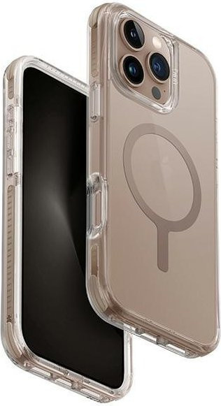 UNIQ Combat Magclick Ladecase für iPhone 16 Pro 6,3 Zoll in Gold/Taupe - Bild 1