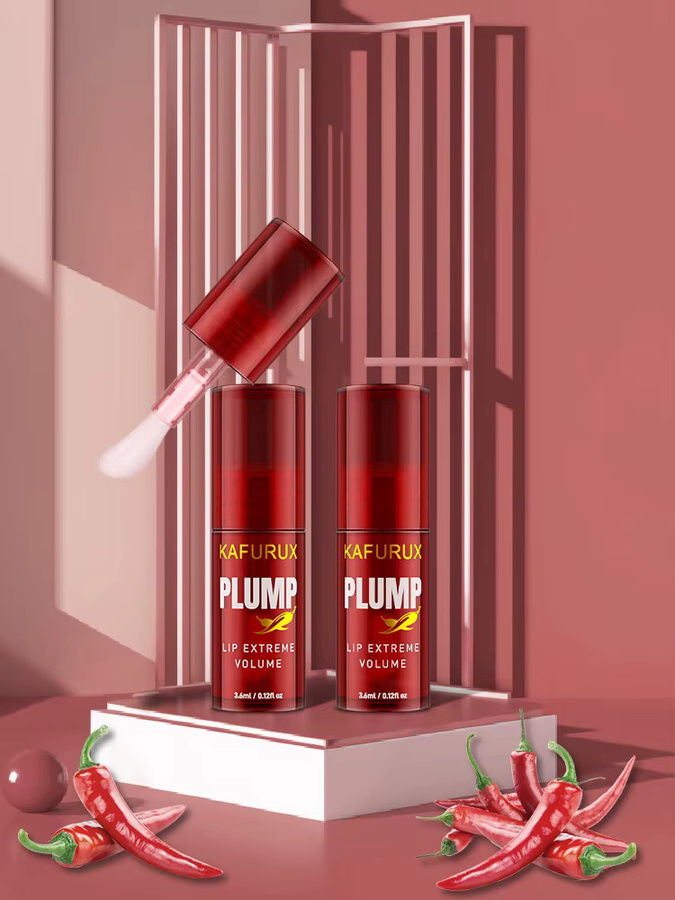 KAFURUX Lip Plump Lippenöl, glänzend, 3 Stück - Bild 6