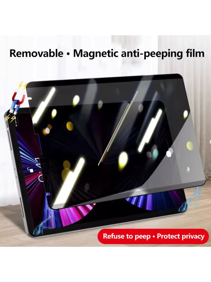 Magnetische Sichtschutzfolie für Apple iPad Pro, Air und Mini Generationen - Bild 6
