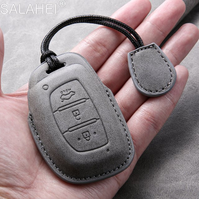Schlüsseletui für Hyundai mit voller Abdeckung für 3-Tasten Smart Remote, passend für ix35, i40, i20, i10, Tucson, Elantra, Creta, Sonate, Ioniq und Akzent - Bild 1