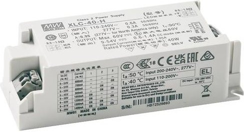 MEAN WELL XLC-40-12 LED-Treiber 40.8W in Weiß - Bild 1