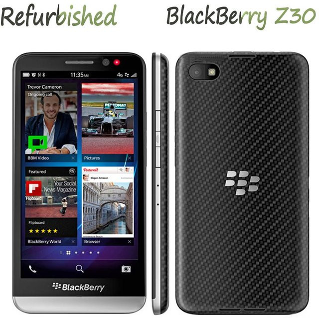 Blackberry Z30 Refurbished Smartphone Schwarz mit 16 GB ROM, 2 GB RAM, 5,0 Zoll Display und NFC - Bild 1
