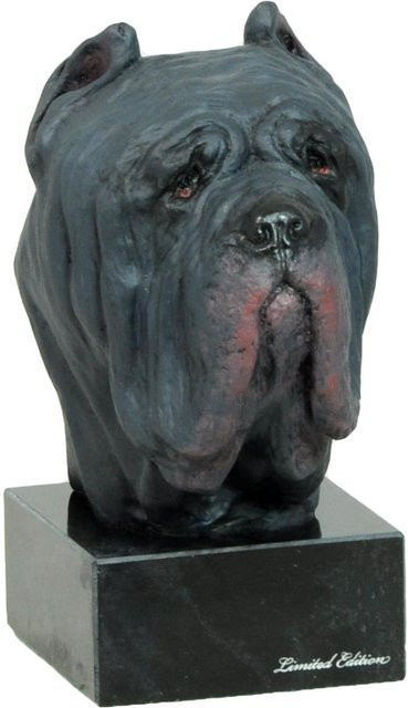 Bemalte Statue Neapolitanischer Mastiff von Art-Dog aus Harz im Art-déco-Stil - Bild 1