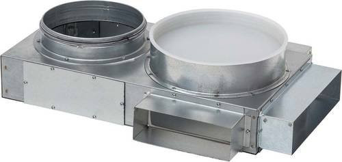 Helios Ventilatoren 2987 Luftverteiler aus verzinktem Stahl in Silber - Bild 1