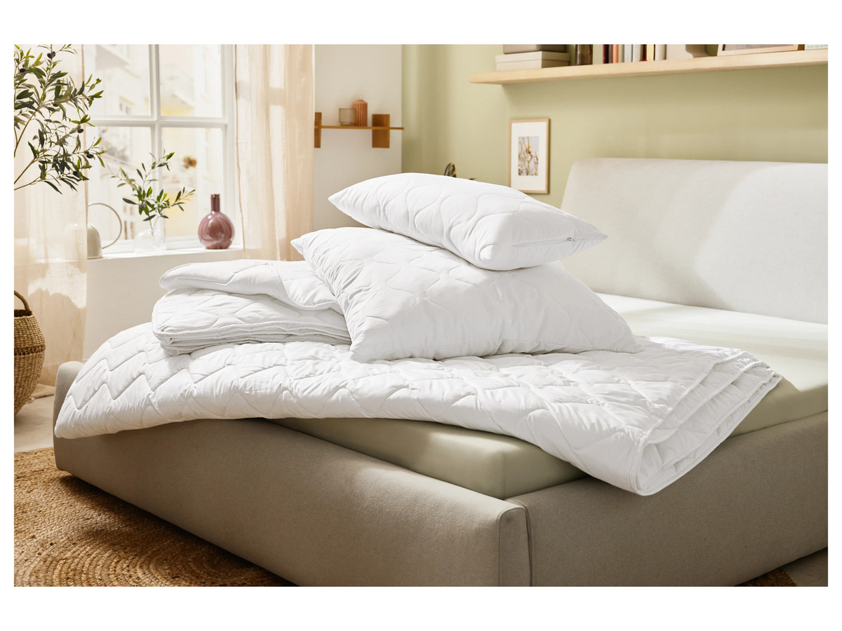 LIVARNO HOME Kopfkissen in Weiß, höhenverstellbar, B/H: 80 x 40 cm - Bild 2