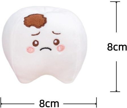 Yiran Health & Beauty Stoffpuppe Tiere, Plüsch / Textil, Weiß - Bild 1