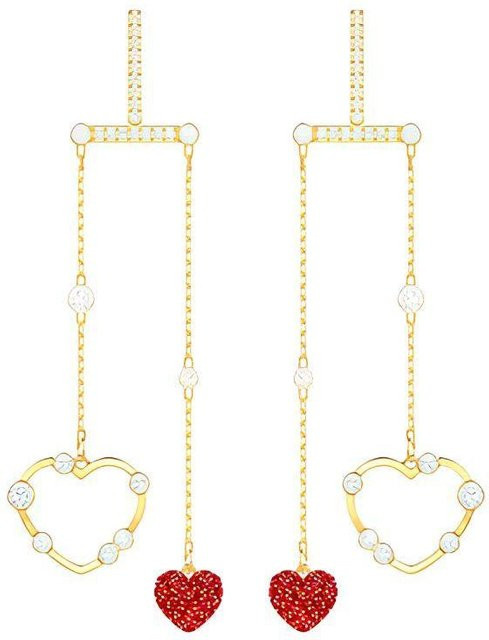 Swarovski Ohrringe, Kristall, Rot, Damen - Bild 1