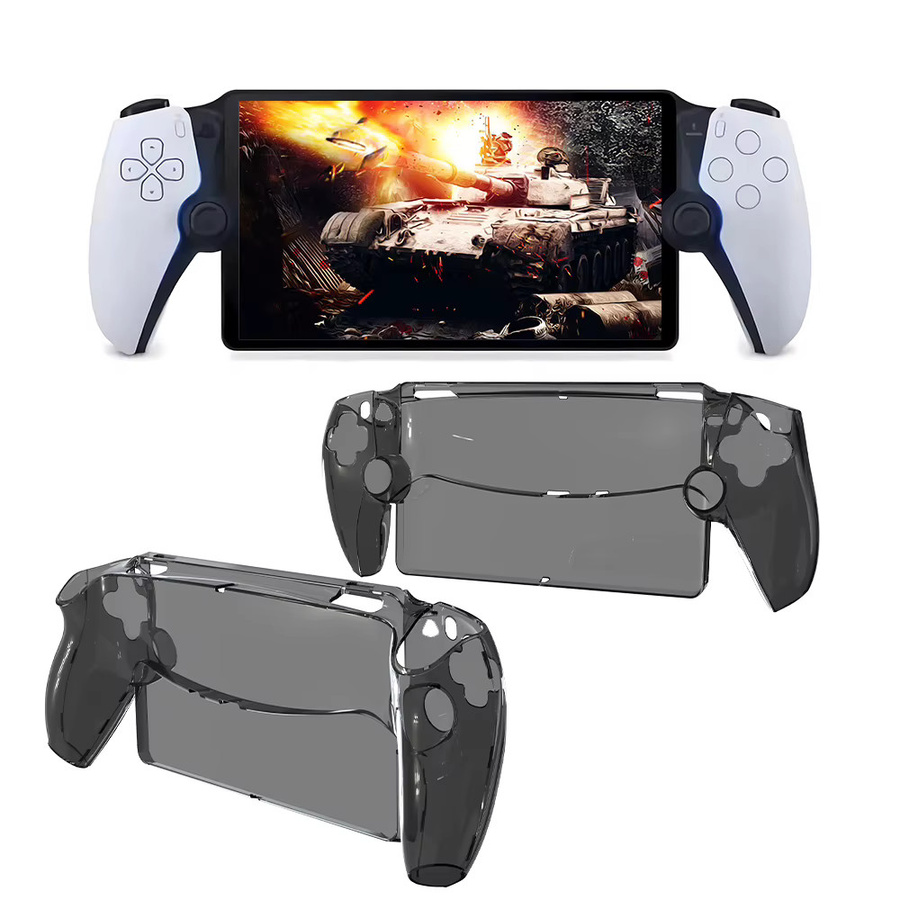 ALLOYSEED Transparente Vollschutz-Schutzhülle für Playstation Portal, Stoßfeste PC-Griffschale, Waschbare Anti-Fall Hülle - Bild 2