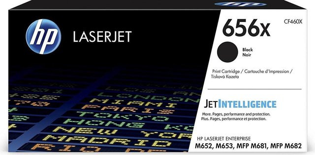 HP 656X Original LaserJet Tonerpatrone Schwarz CF460X für Color LaserJet Enterprise M652dn, M652n, M653dh, M653dn, M653x - Bild 1