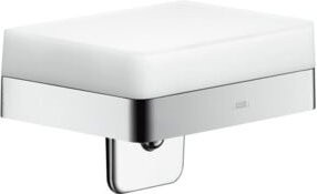 Hansgrohe Axor Lotionspender mit Ablage aus Glas in Chrom und Silber - Bild 1