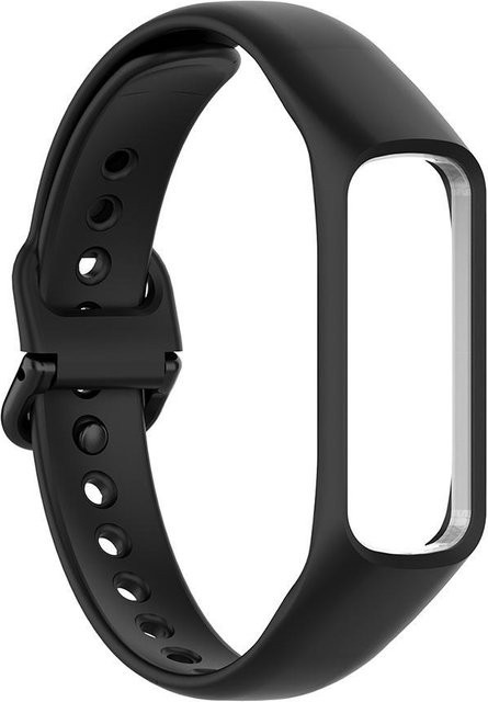 Uhrenarmband Silikon, Schwarz, Unisex - Bild 1