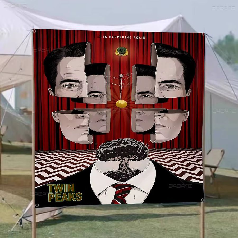 Potdemiel Twin Peaks TV-Serie Banner Multicolor, rechteckig und zum Aufhängen - Bild 3