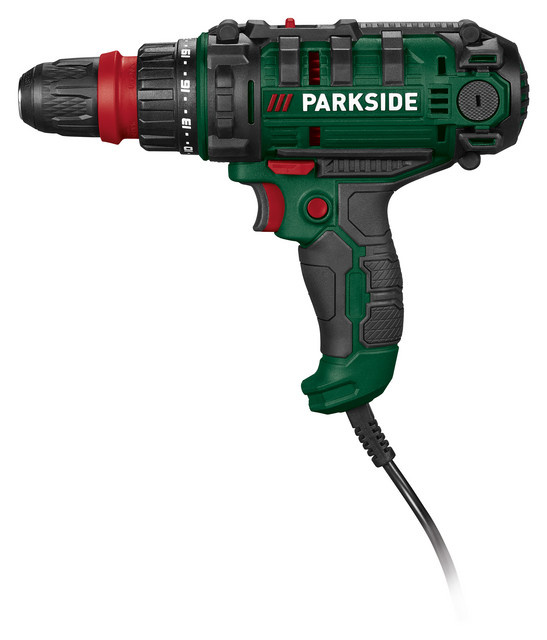 Parkside 2-Gang Netzbohrschrauber PNS 300 B3 in Grün mit Softgrip-Ausstattung - Bild 1