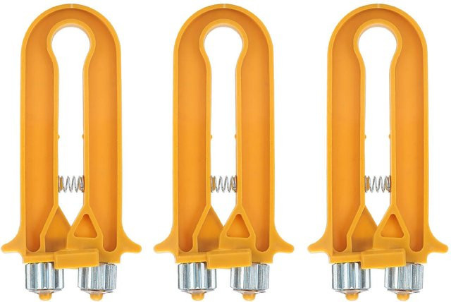 mfySpace 3er Set Bienenstock Rahmen Drahtseil Spanner und Crimpzange aus Edelstahl in Orange - Bild 1