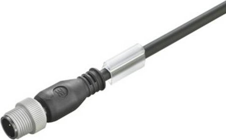 Weidmüller Sensor-Aktor-Steckverbinder M12 Stecker gerade Schwarz 5-polig 1,50 m - Bild 1
