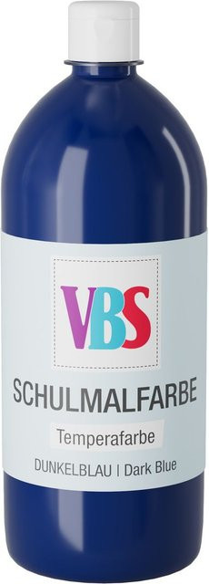 VBS Schulmalfarbe Dunkelblau 1000 ml - Bild 1