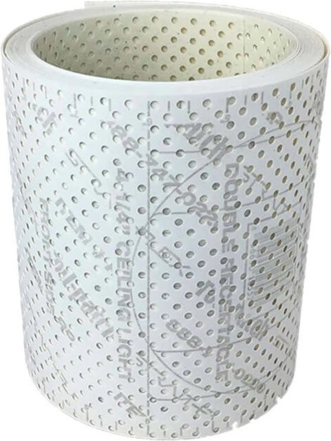Strait-Flex Kantenprofil Roll-Patch 5,5 Zoll Papier Weiß, 6,1 m Rolle - Bild 1